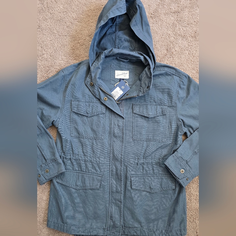 Universal Thread Blue Utility Jacket Women's Medi… - image 1